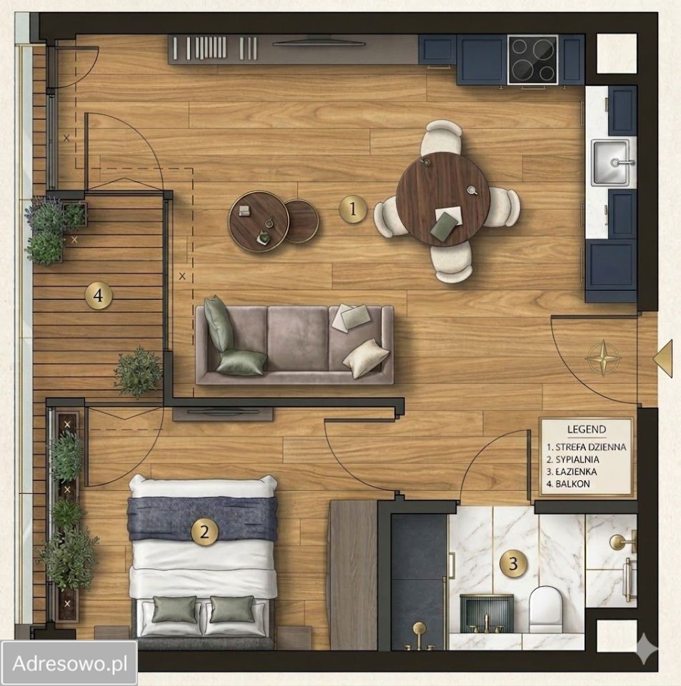 Mieszkanie 2-pokojowe Warszawa Wola. Zdjęcie 1