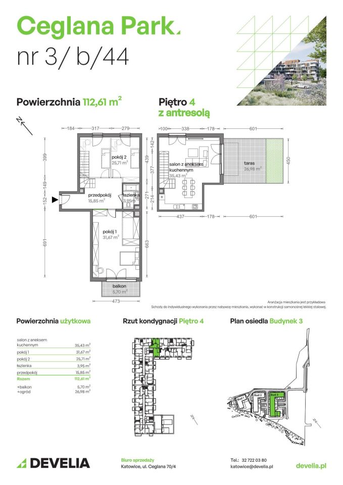 Mieszkanie 4-pokojowe Katowice Brynów, ul. Ceglana. Zdjęcie 7