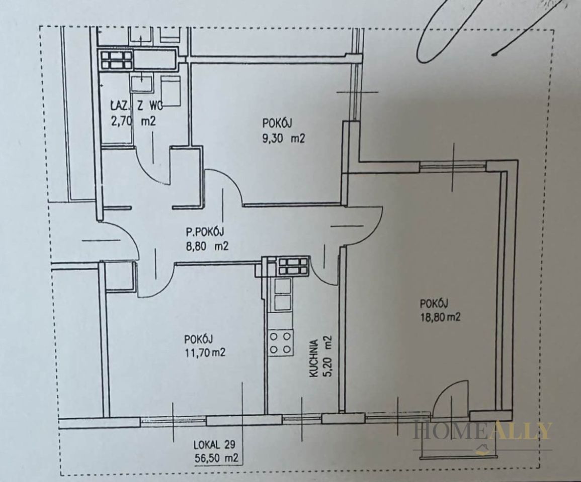 Mieszkanie 3-pokojowe Warszawa Żoliborz, ul. Przasnyska. Zdjęcie 11