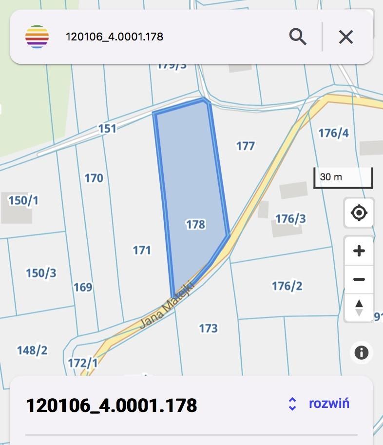 Działka budowlana Nowy Wiśnicz, ul. Jana Matejki. Zdjęcie 3