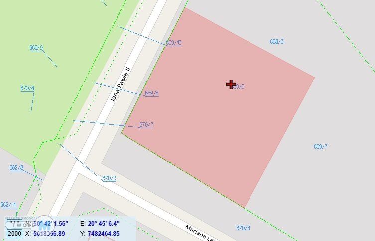 Działka budowlana Pierzchnica, ul. Jana Pawła II. Zdjęcie 3