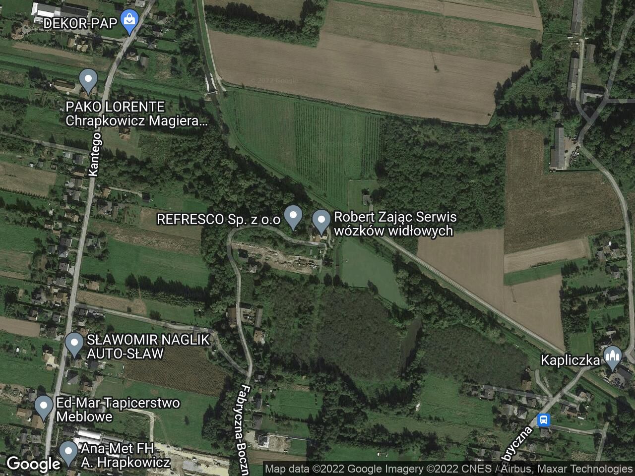 Działka rekreacyjna Kęty, ul. Fabryczna-Boczna