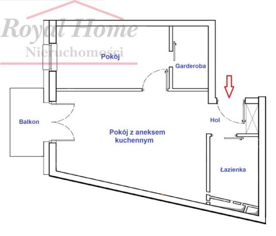 Mieszkanie 2-pokojowe Wrocław Śródmieście, ul. Antoniego Słonimskiego. Zdjęcie 15