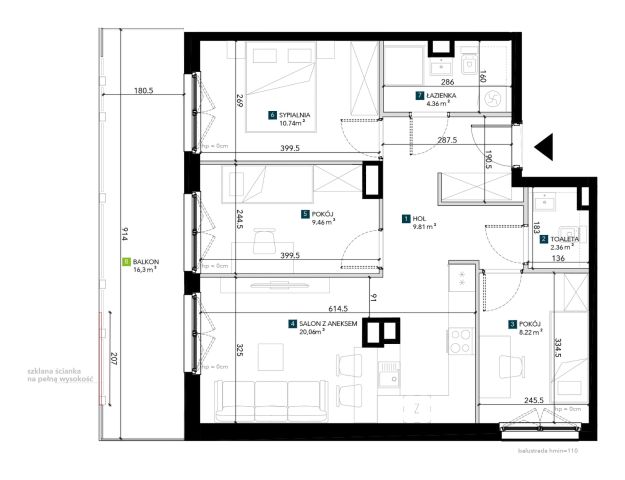 Mieszkanie 4-pokojowe Wrocław Krzyki, ul. Świeradowska. Zdjęcie 5