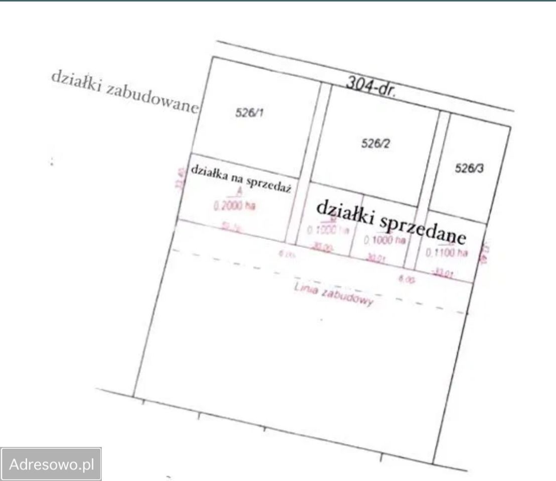 Działka budowlana Osmolice Pierwsze. Zdjęcie 2