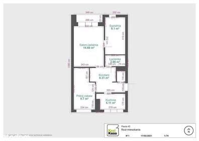 Mieszkanie 3-pokojowe Łódź Górna, ul. Piasta. Zdjęcie 2