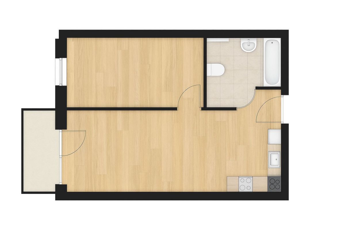 Mieszkanie 2-pokojowe Kraków Podgórze, ul. Rydlówka. Zdjęcie 19