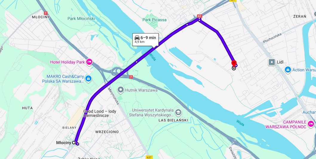 Mieszkanie 3-pokojowe Warszawa Białołęka, ul. Myśliborska. Zdjęcie 3