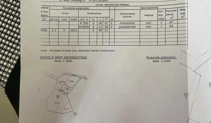 bliźniak, 3 pokoje Trzygłów Grochów