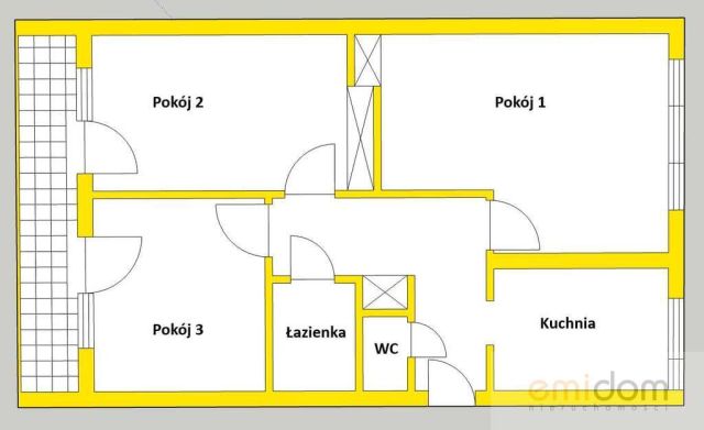 Mieszkanie 3-pokojowe Warszawa Mokotów, ul. Kazimierzowska. Zdjęcie 10