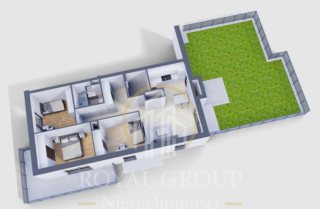 Mieszkanie 4-pokojowe Lublin Czechów Dolny, ul. Choiny. Zdjęcie 4