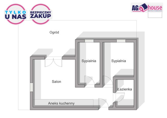 Mieszkanie 3-pokojowe Gdańsk Łostowice, ul. Niepołomicka. Zdjęcie 19