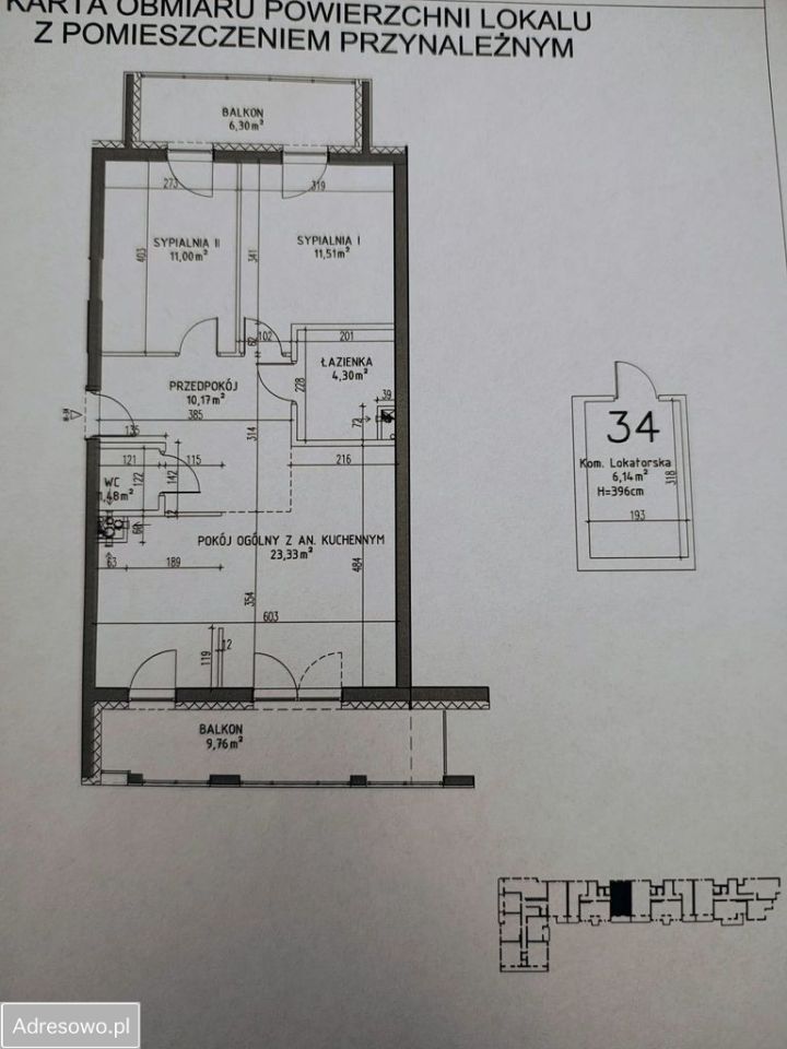 Mieszkanie 3-pokojowe Lublin Felin, ul. Generała Stanisława Skalskiego. Zdjęcie 20