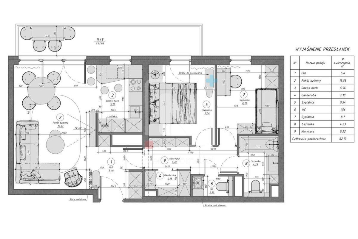 Mieszkanie 3-pokojowe Warszawa Wola, ul. Marcina Kasprzaka. Zdjęcie 13