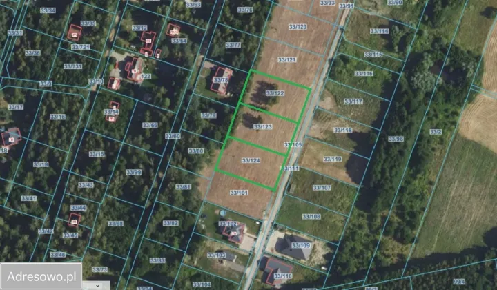 Działka budowlana Adamów-Parcel