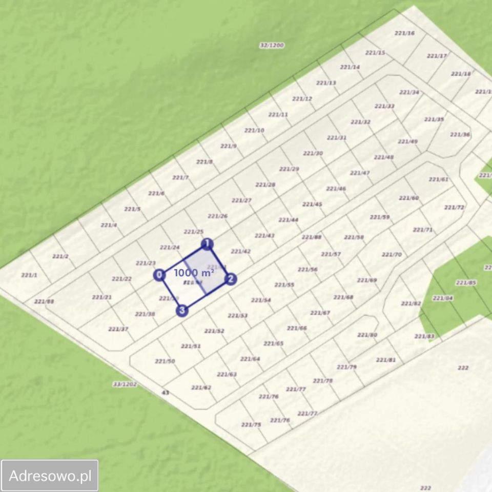 Działka budowlana Ossa. Zdjęcie 3