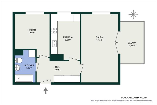 Mieszkanie 2-pokojowe Warszawa Białołęka. Zdjęcie 20