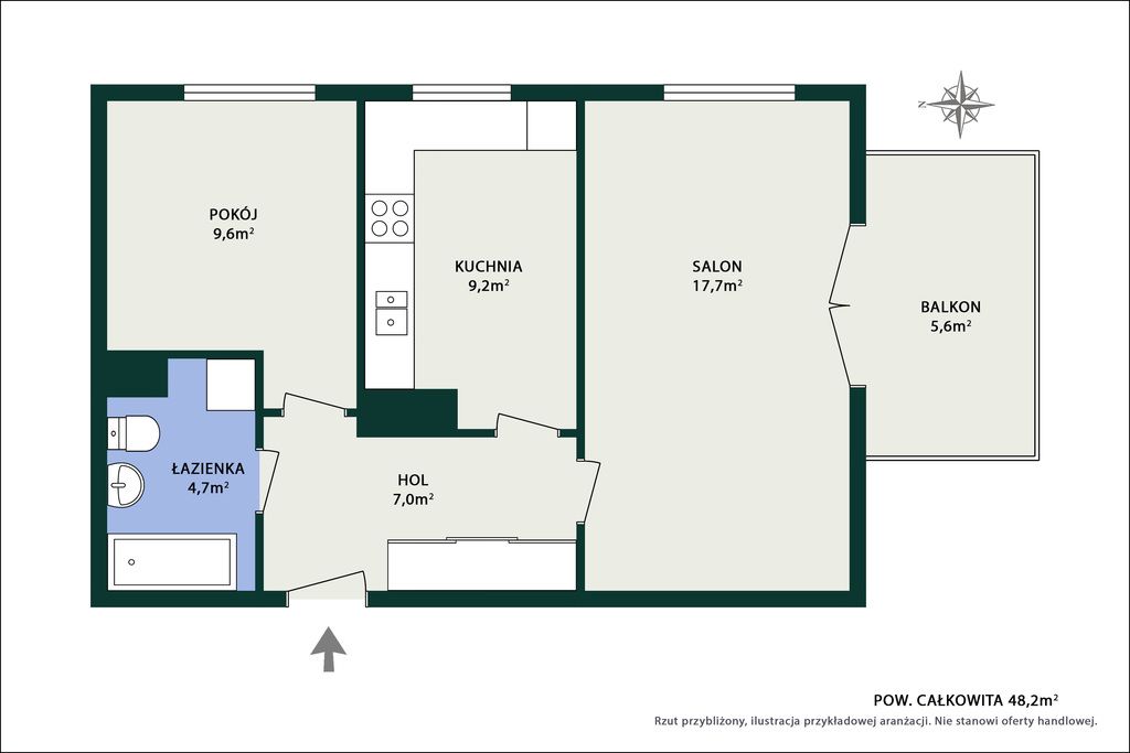 Mieszkanie 2-pokojowe Warszawa Białołęka. Zdjęcie 20