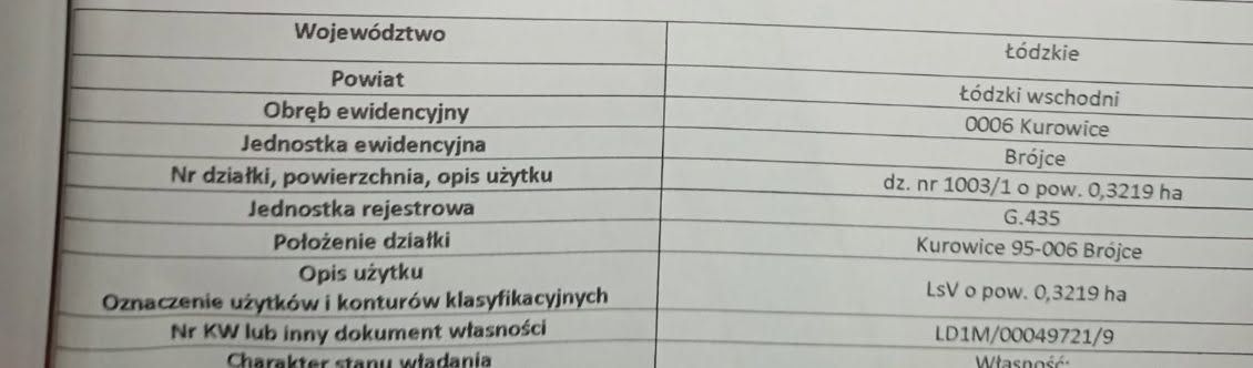 Działka rekreacyjna Kurowice, ul. Kościelna. Zdjęcie 2