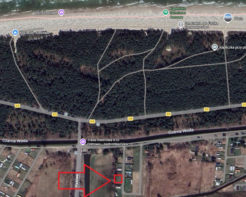 Działka rolna Ostrowo, ul. Plażowa. Zdjęcie 1