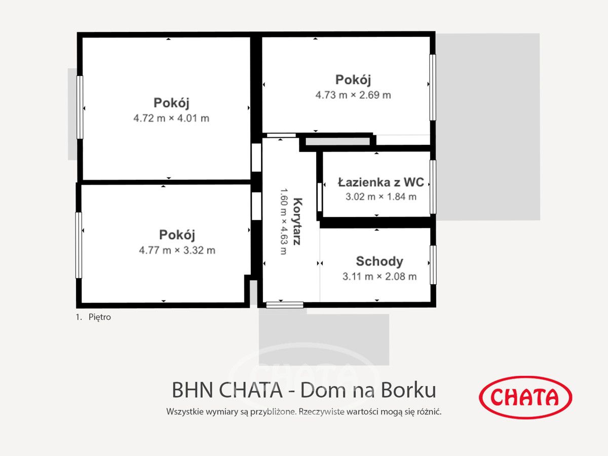 bliźniak, 4 pokoje Wrocław Grabiszyn, ul. Chabrowa. Zdjęcie 20