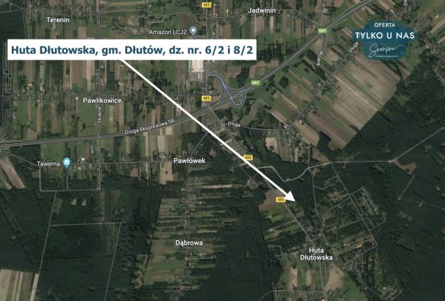 Działka budowlana Huta Dłutowska, ul. Pabianicka. Zdjęcie 6