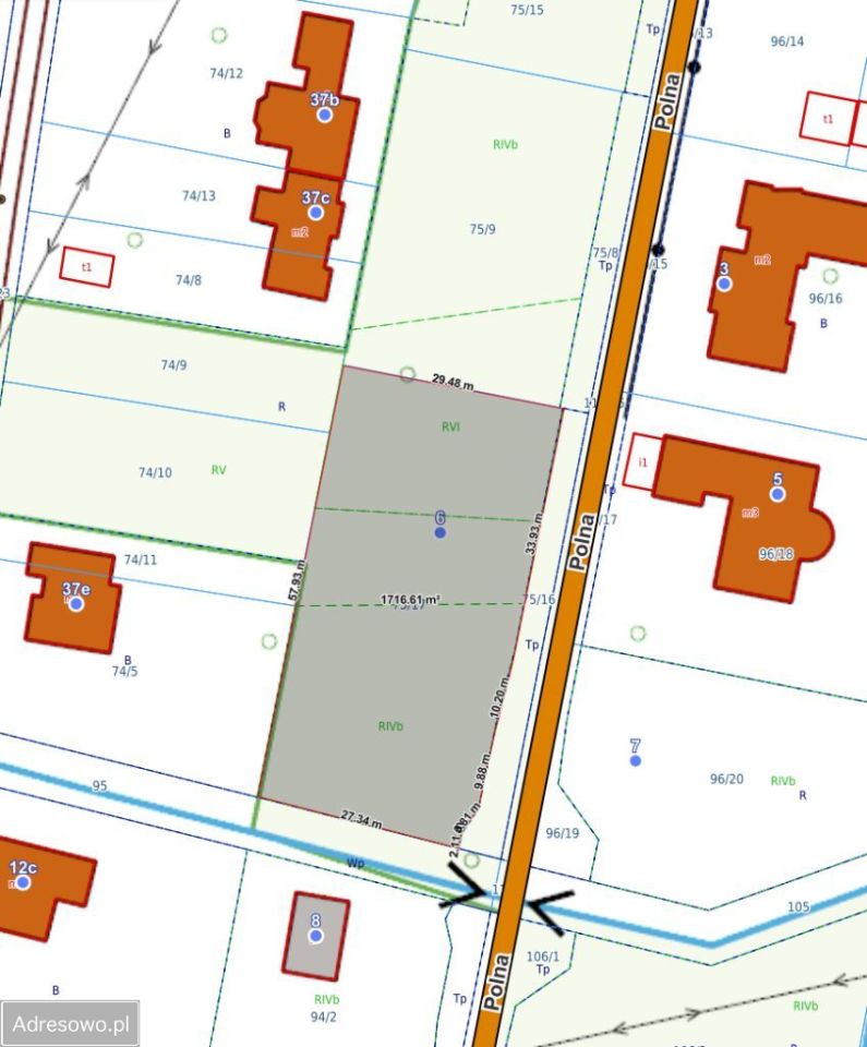 Działka budowlana Wilcza Góra, ul. Polna. Zdjęcie 9