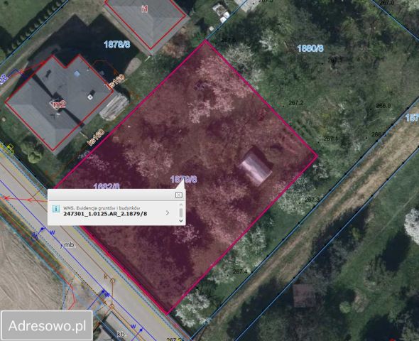 Działka budowlana Rybnik Zamysłów, ul. Wincentego Witosa. Zdjęcie 1