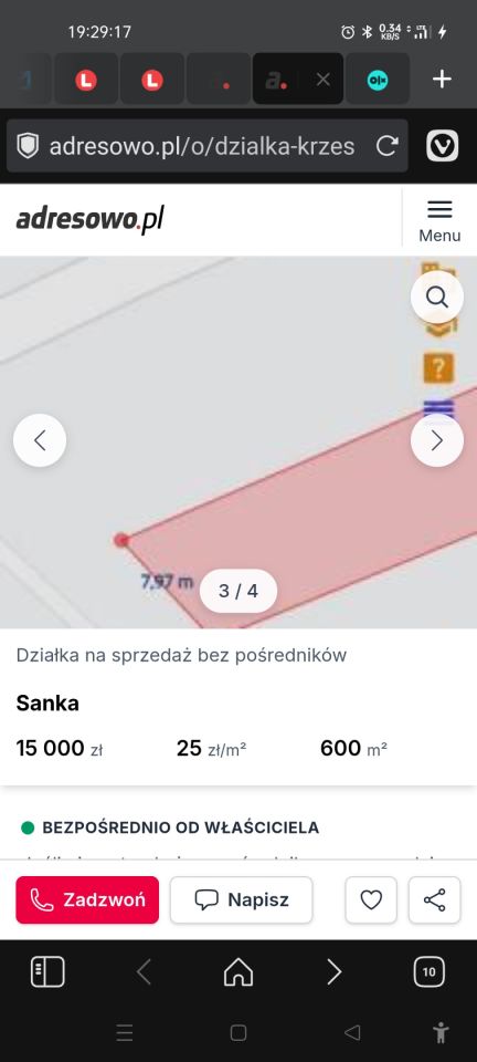 Działka rekreacyjna Sanka Bór, Leśna. Zdjęcie 2