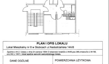 Mieszkanie 3-pokojowe Słubice, ul. Nadodrzańska