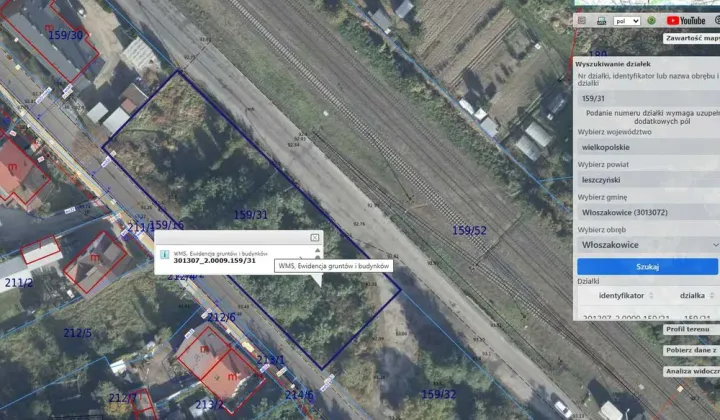 Działka budowlana Włoszakowice, ul. Jana Otto