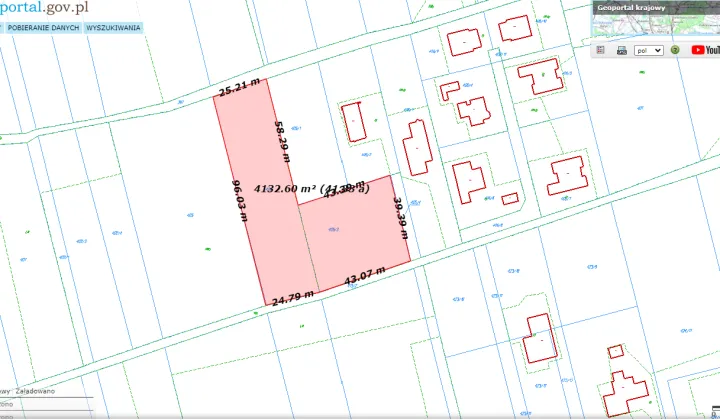 Działka budowlana Strażów