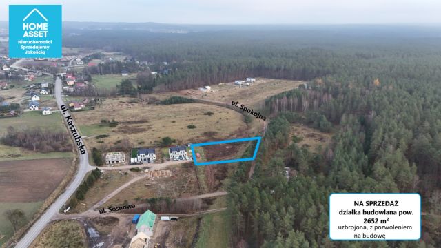 Działka budowlana Domatówko, ul. Sosnowa. Zdjęcie 14