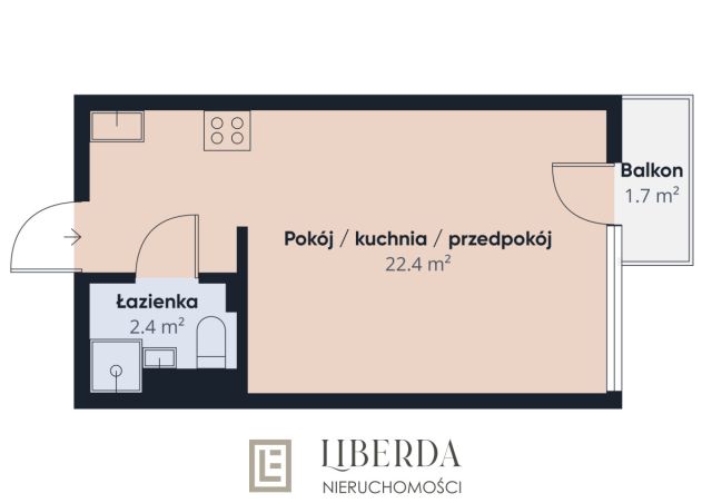 Mieszkanie 1-pokojowe Warszawa Wola, ul. Płocka. Zdjęcie 9
