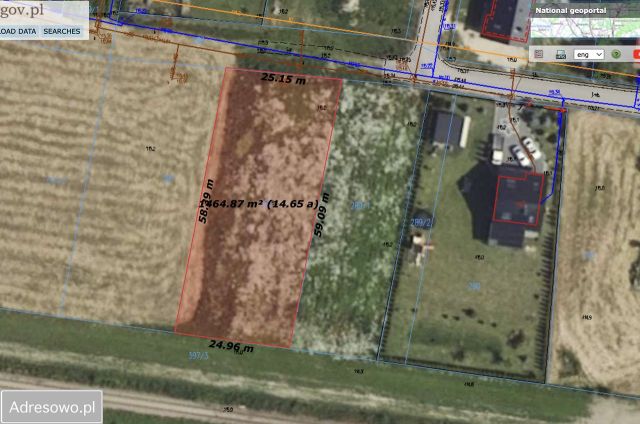 Działka budowlana Koziebrody. Zdjęcie 1