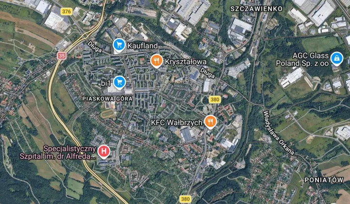 Mieszkanie 1-pokojowe Wałbrzych Piaskowa Góra, ul. Główna