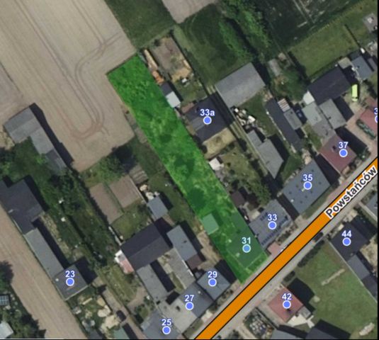 Działka budowlana Woźniki, ul. Powstańców. Zdjęcie 1