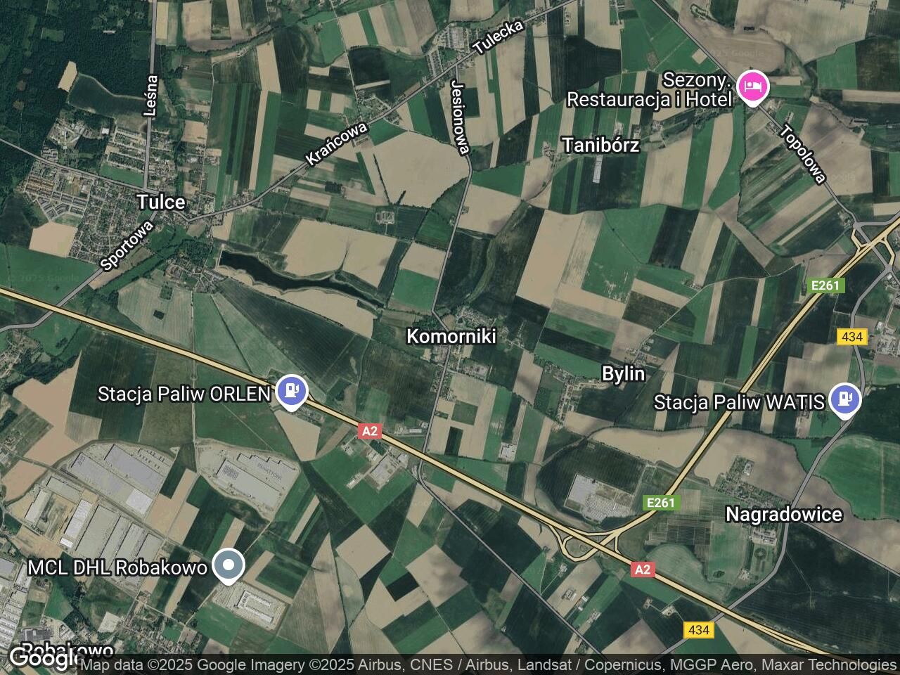 Działka inwestycyjna Komorniki