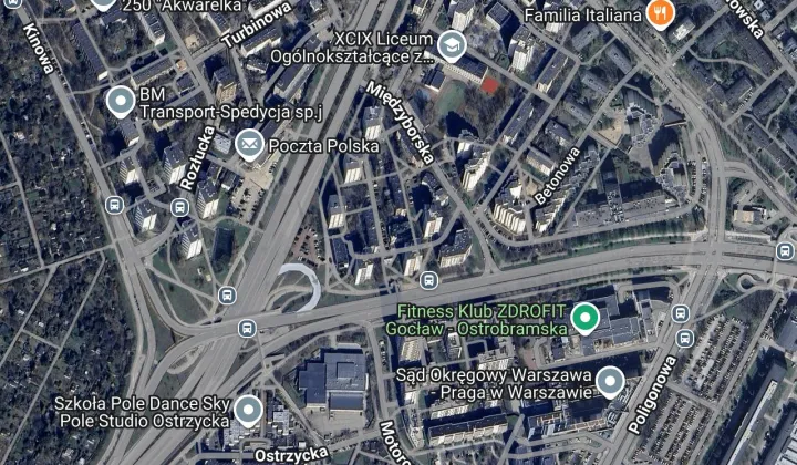 Mieszkanie 2-pokojowe Warszawa Praga-Południe, ul. Ostrobramska