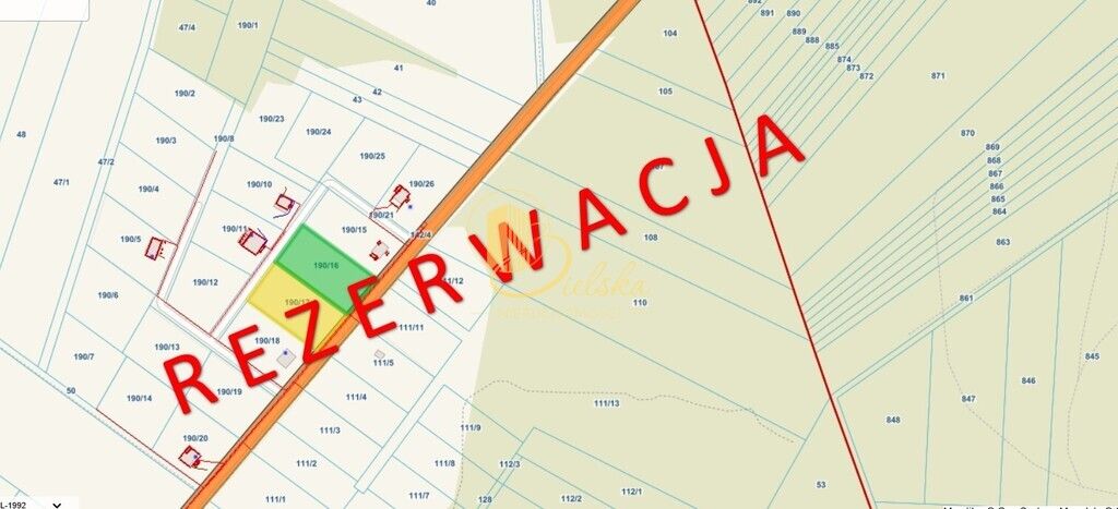 Działka budowlana Borowskie Gziki