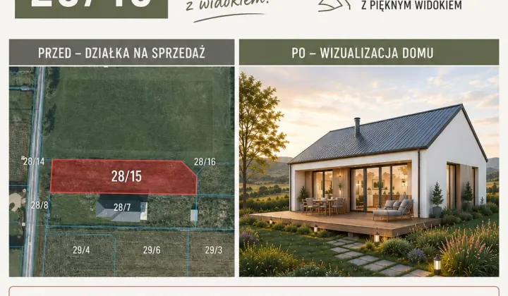 Działka budowlana Wyżnianka-Kolonia