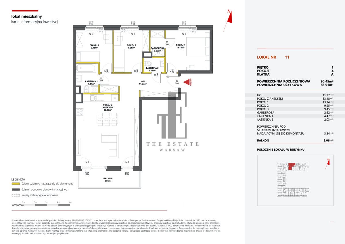 Mieszkanie 4-pokojowe Warszawa Praga, ul. Żupnicza. Zdjęcie 3
