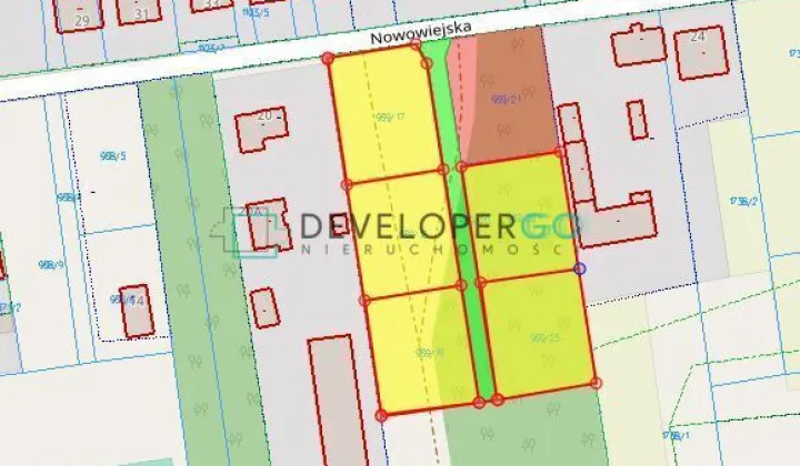 Działka budowlana Chodów, ul. Nowowiejska