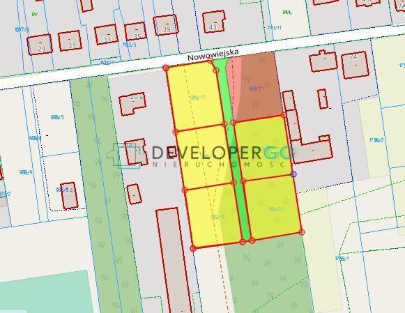 Działka budowlana Chodów, ul. Nowowiejska