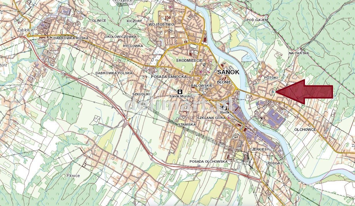Działka budowlana Sanok Olchowce, ul. Władysława Łokietka. Zdjęcie 7