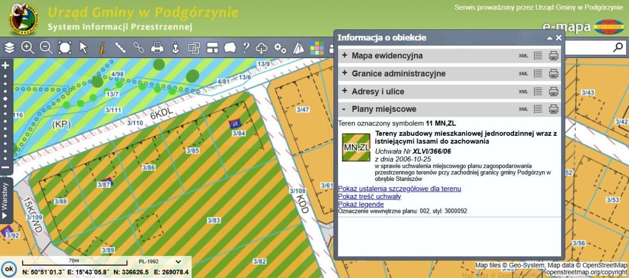 Działka budowlana Staniszów, ul. Radosna. Zdjęcie 2