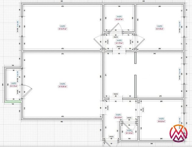 Mieszkanie 4-pokojowe Łódź Bałuty, ul. Lutomierska. Zdjęcie 13