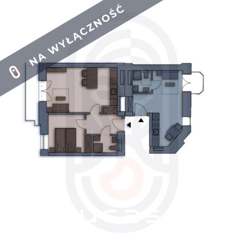 Mieszkanie 3-pokojowe Kraków, ul. Skałeczna. Zdjęcie 3