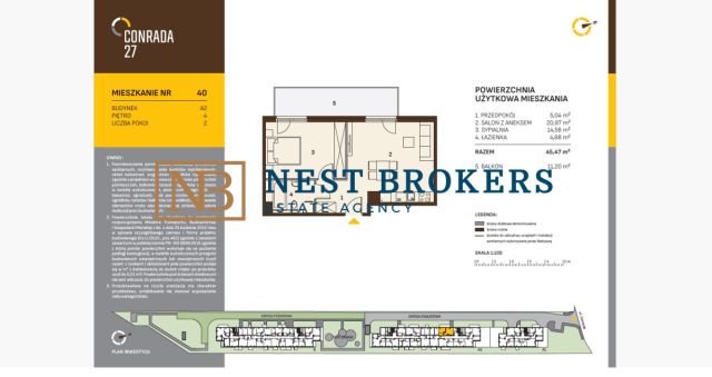 Mieszkanie 2-pokojowe Kraków Bronowice Wielkie, ul. Josepha Conrada. Zdjęcie 3