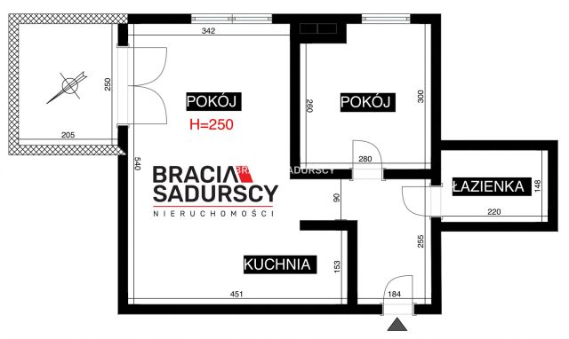 Mieszkanie 2-pokojowe Kraków Dębniki, ul. Borkowska. Zdjęcie 23